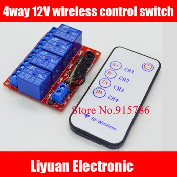 4way 12V wireless control switch / wireless controller +5 key RF wireless remote control / wireless remote control switch
4way 12V wireless control switch / wireless controller +5 key RF wireless remote control / wireless remote control switch