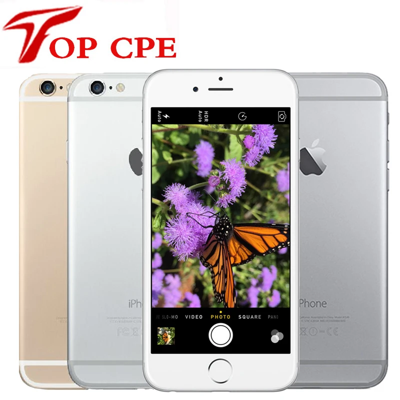 

Unlocked Original Apple iPhone 6 Plus 6P 16GB 64GB 128GB 5.5" IOS 3G WCDMA 4G LTE 8MP Camera 1G RAM WIFI GPS Mobile Cell Phone