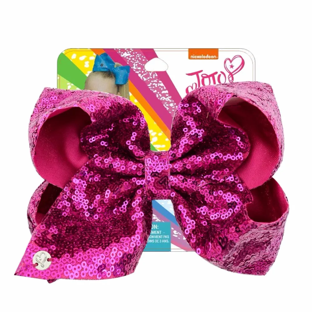 1 piece 8" Large Embroideried Sequin JoJo Alligator Clips For Kids Bows Girls Bling Hair Accessories Hairpins Barrettes 812
1 piece 8" Large Embroideried Sequin JoJo Alligator Clips For Kids Bows Girls Bling Hair Accessories Hairpins Barrettes 812