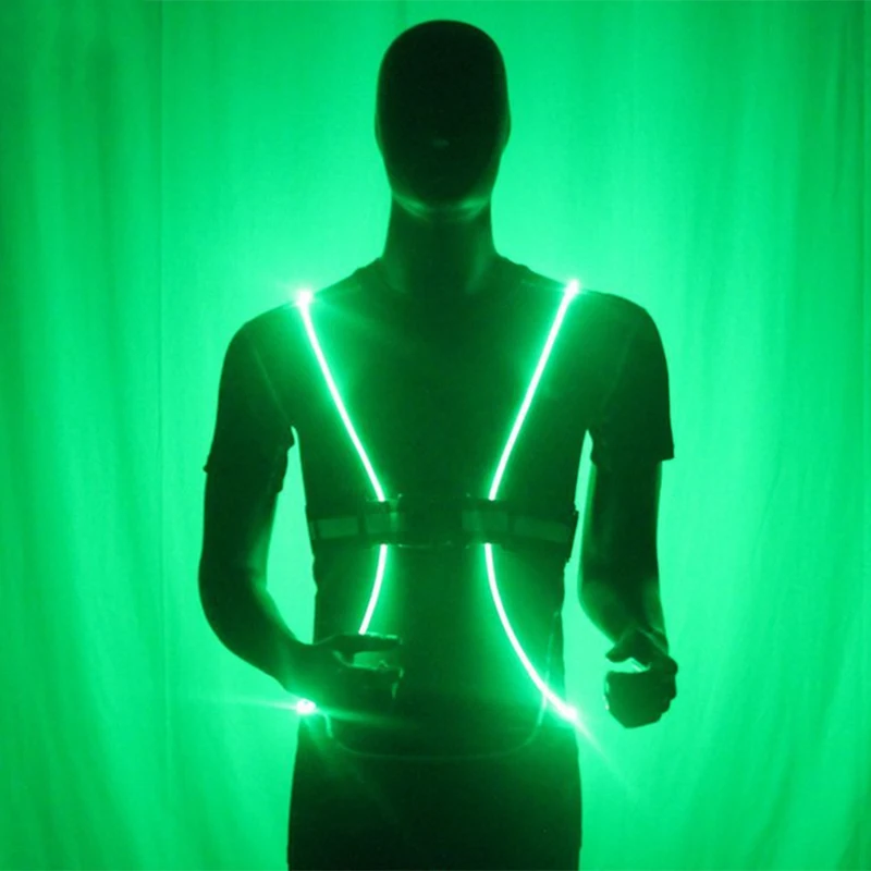 MrY Night Running Cycling Outdoor Sports Flashing Signal Vest Motorcycle LED Fiber Riding Light Up Reflective Safety Jacket Vest
MrY Night Running Cycling Outdoor Sports Flashing Signal Vest Motorcycle LED Fiber Riding Light Up Reflective Safety Jacket Vest