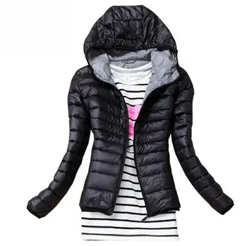 Autumn Winter Women Basic Jacket Coat Female Slim Hooded Brand Cotton Coats Casual Black Jackets
Autumn Winter Women Basic Jacket Coat Female Slim Hooded Brand Cotton Coats Casual Black Jackets