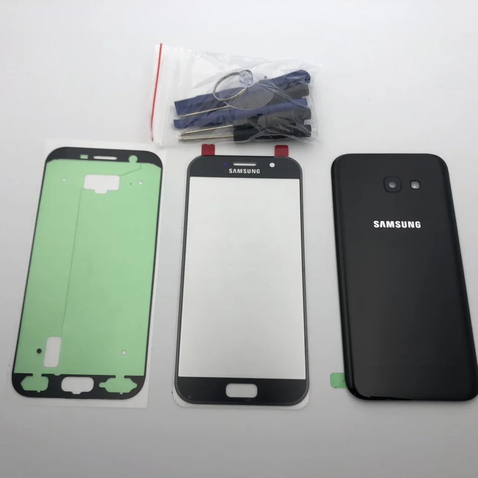 Housing Battery Cover Back Glass + front Touch glass Replacement Parts For Samsung Galaxy A3 A5 A7 A320F A520F A720F (2017)
Housing Battery Cover Back Glass + front Touch glass Replacement Parts For Samsung Galaxy A3 A5 A7 A320F A520F A720F (2017)