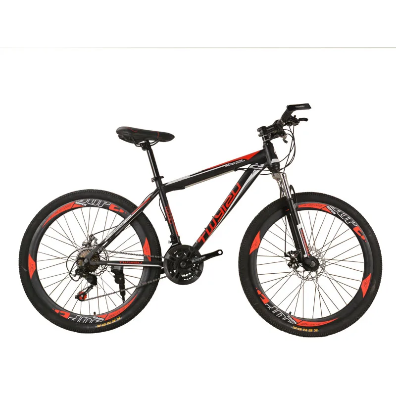 Mountain bike 24-inch/26-inch steel shock absorption 21-speed/24-speed/27-speed Aluminum alloy mountain bikes Variable speed bic
Mountain bike 24-inch/26-inch steel shock absorption 21-speed/24-speed/27-speed Aluminum alloy mountain bikes Variable speed bic