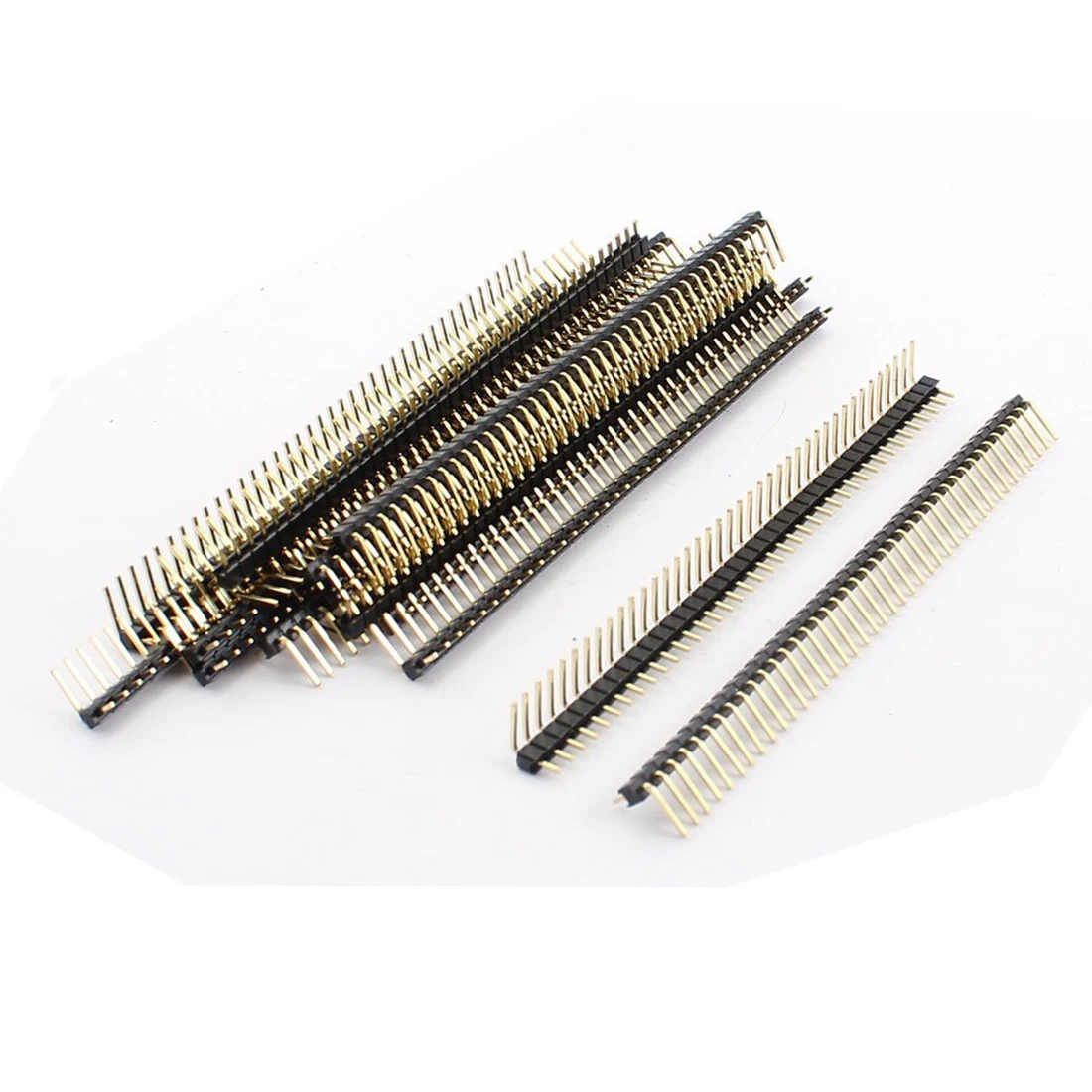 KSOL 17Pcs PBC 40Pin 2.54mm Single Row Right Angle Header Connector Strip | Обустройство дома