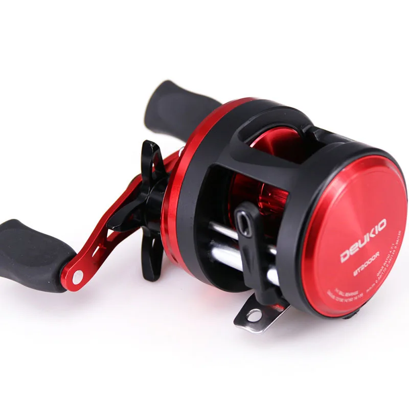 Baitcasting Reel Magnetic Brake System 11+1BB Round Left Right Hand Metal Spool Deep Profile Saltwater Drum Fishing Reel
Baitcasting Reel Magnetic Brake System 11+1BB Round Left Right Hand Metal Spool Deep Profile Saltwater Drum Fishing Reel