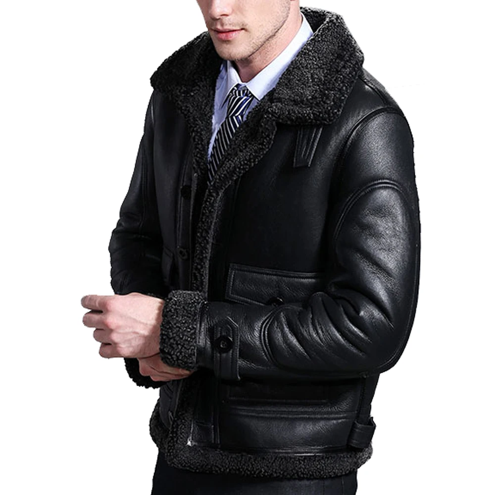 Thick Warm Sheepskin Wool Fur Male Genuine Leather Clothing Fur Coat Genuine Fur Black Leather Clothing Double-faced Formal Coat
Thick Warm Sheepskin Wool Fur Male Genuine Leather Clothing Fur Coat Genuine Fur Black Leather Clothing Double-faced Formal Coat