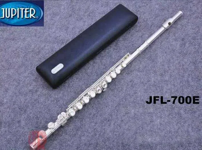 Тайваньский JUPITER JFL 700E 16 закрытых отверстий C Key флейта из мельхиора Silvering flauta