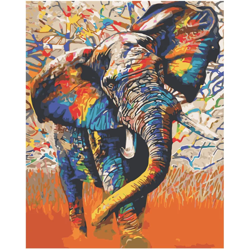 Painting By Numbers DIY Dropshipping 40x50 50x65cm Grassland color elephant Animal Canvas Wedding Decoration Art picture Gift
Painting By Numbers DIY Dropshipping 40x50 50x65cm Grassland color elephant Animal Canvas Wedding Decoration Art picture Gift