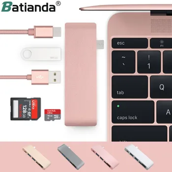 5 in 1 USB-C Adapter with 2 USB 3.0 Ports Micro SD Memory Reader Type-C USB 3.0 Hub For New Macbook Pro Air A1932 / A2179
5 in 1 USB-C Adapter with 2 USB 3.0 Ports Micro SD Memory Reader Type-C USB 3.0 Hub For New Macbook Pro Air A1932 / A2179