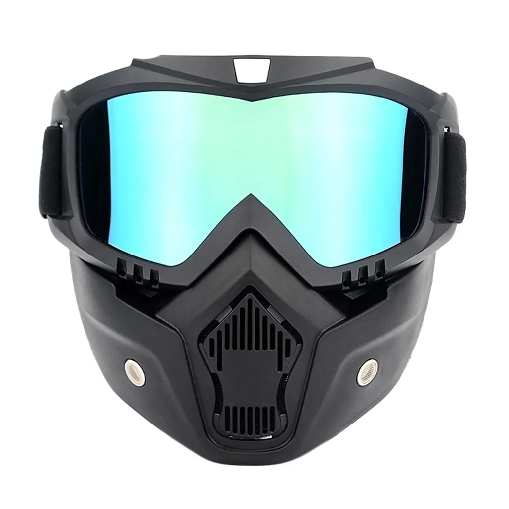 Motorcycle Helmet New Goggles for Outdoor Skydiving Riding Goggles Detachable Mask Goggles Adjustable Anti-Slip #C1
Motorcycle Helmet New Goggles for Outdoor Skydiving Riding Goggles Detachable Mask Goggles Adjustable Anti-Slip #C1