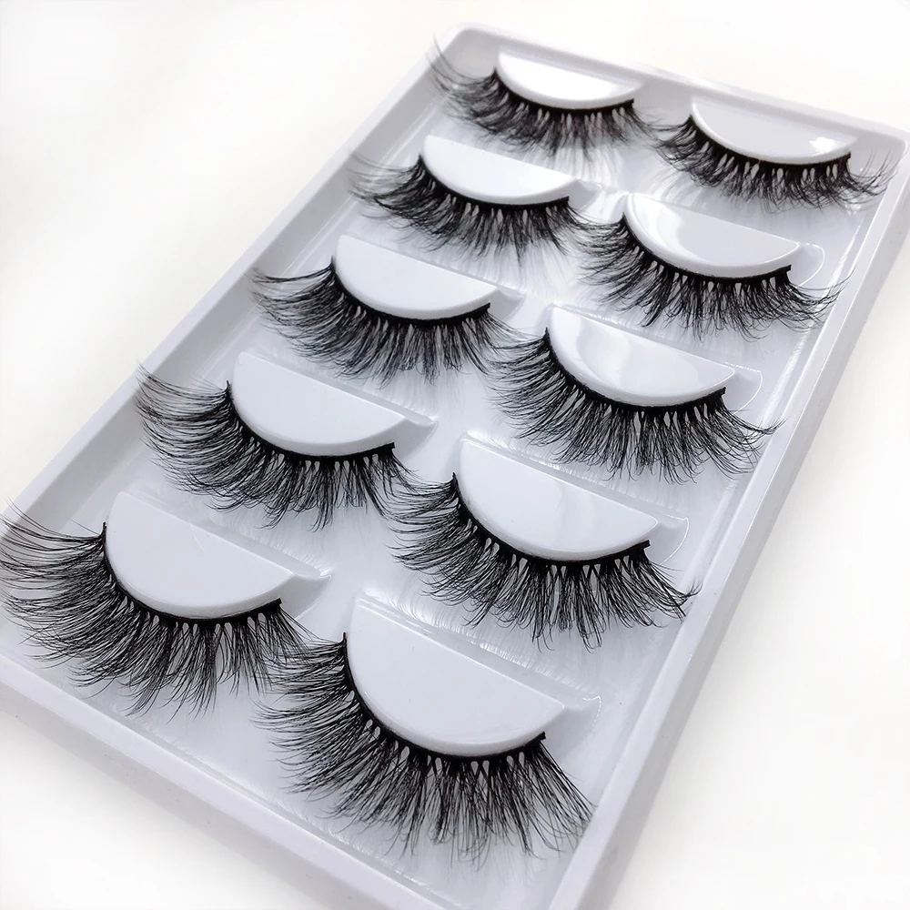 5 Pairs 3D 100% Real Mink Hair False Eyelashes Wispies Fluffy Long Lashes Natural Volume Handmade Soft Extension Tools
5 Pairs 3D 100% Real Mink Hair False Eyelashes Wispies Fluffy Long Lashes Natural Volume Handmade Soft Extension Tools