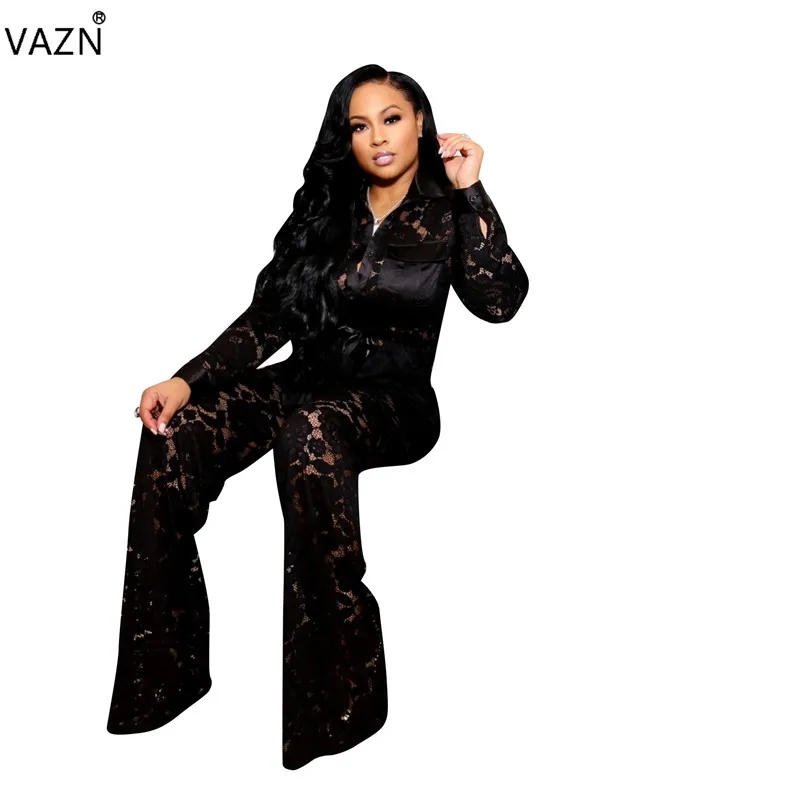 VAZN Autummn 2019 Hot Elegant Fashion Ladies Sexy 2 Piece Set Solid Full Sleeve Full Length Hollow Out Lace Bodycon Set CM283
VAZN Autummn 2019 Hot Elegant Fashion Ladies Sexy 2 Piece Set Solid Full Sleeve Full Length Hollow Out Lace Bodycon Set CM283