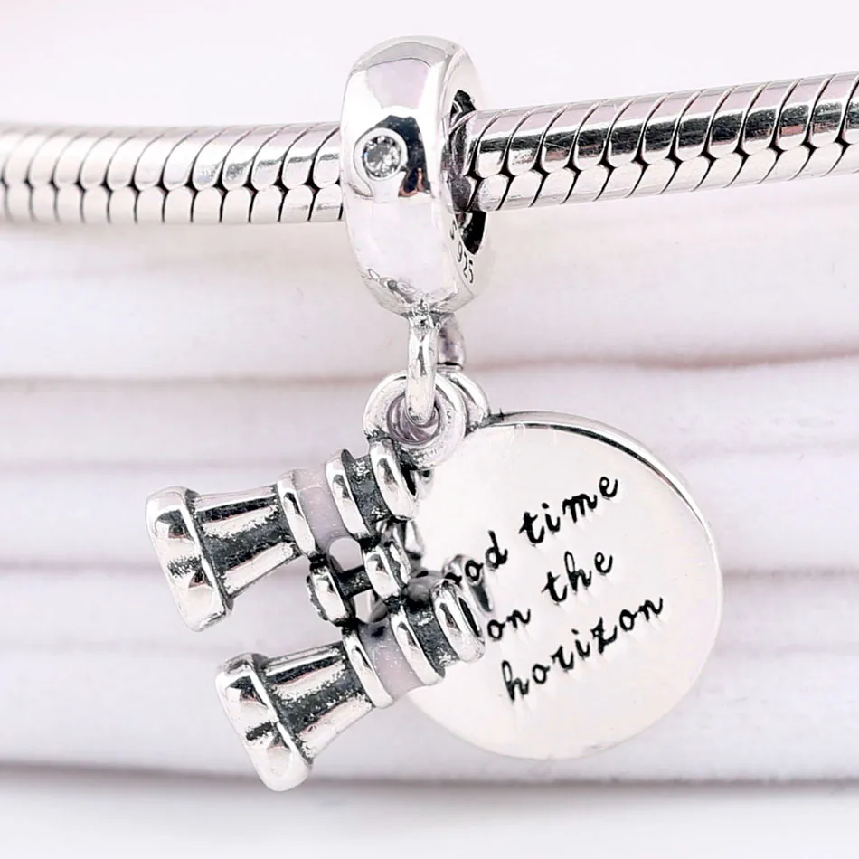 New 925 Sterling Silver Charm Pink Binoculars Good Times On The Horizon Pendant Beads Fit Pandora Bracelet Bangle Diy Jewelry
New 925 Sterling Silver Charm Pink Binoculars Good Times On The Horizon Pendant Beads Fit Pandora Bracelet Bangle Diy Jewelry