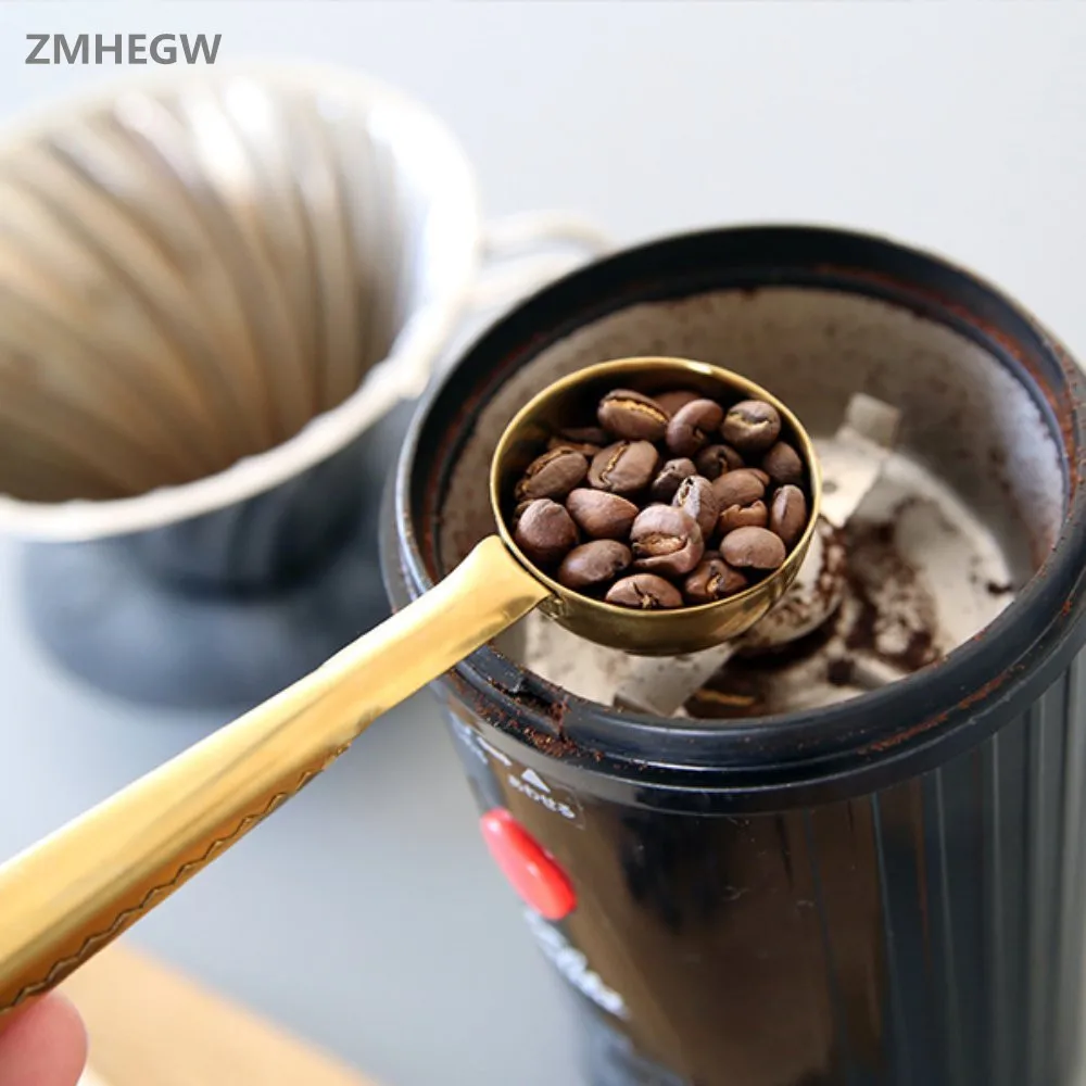 ZMHEGW New 1PC 17.5*3.7cm Coffee Scoop Stainless Steel Measuring Spoon with Sealing Clip Gold Coffee Scoop New
ZMHEGW New 1PC 17.5*3.7cm Coffee Scoop Stainless Steel Measuring Spoon with Sealing Clip Gold Coffee Scoop New