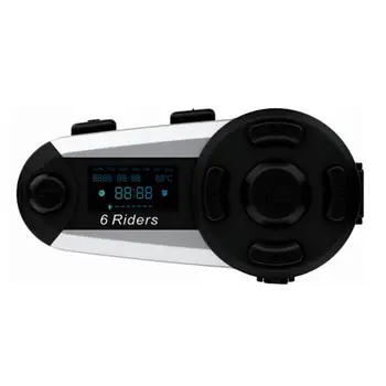 Motorcycle Helmet Headset Wireless Bluetooth Intercom High Power Full Duplex Headset 6 Riders 1200M FM Waterproof Interphone
Motorcycle Helmet Headset Wireless Bluetooth Intercom High Power Full Duplex Headset 6 Riders 1200M FM Waterproof Interphone