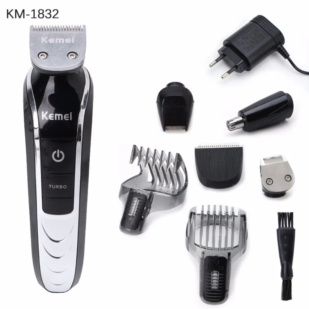 

Kemei 5 in 1 Waterproof Electric Hair Clipper Hair Trimmer Shaver Beard Haircut