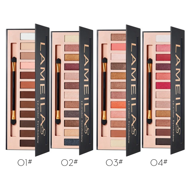 12 Color Nake Glitter Smoky Earth Color Eye Shadow Makeup Palette Pearl Shimmer Matte Eyeshadow Palette Cosmetics
12 Color Nake Glitter Smoky Earth Color Eye Shadow Makeup Palette Pearl Shimmer Matte Eyeshadow Palette Cosmetics
