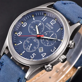 XINEW Vintage Suede Leather Strap Fashion Watches Men Luminous Hands Date Casual Quartz Watch 2018 relogio masculino Original
XINEW Vintage Suede Leather Strap Fashion Watches Men Luminous Hands Date Casual Quartz Watch 2018 relogio masculino Original