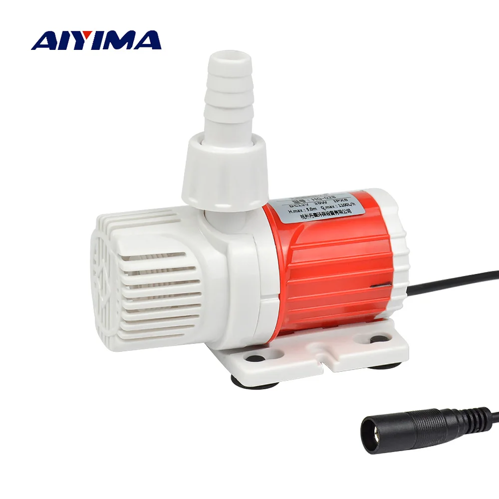 YIMAKER Micro Brushless DC Water Pumps DC12V 1000L/H Submersible Pump For Fish Tank Rockery Fish Pond Anti-dry Burning Household
YIMAKER Micro Brushless DC Water Pumps DC12V 1000L/H Submersible Pump For Fish Tank Rockery Fish Pond Anti-dry Burning Household