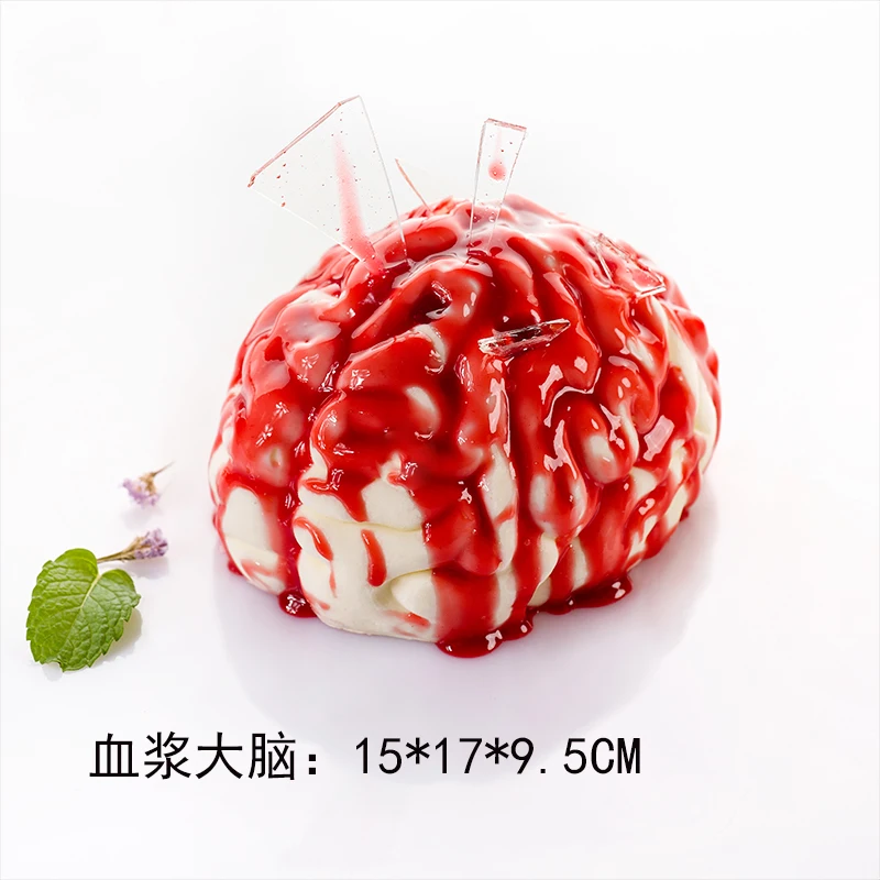 Trick and Treat Halloween series cake mold creative novelty modeling brain broken hand baking mold
Trick and Treat Halloween series cake mold creative novelty modeling brain broken hand baking mold