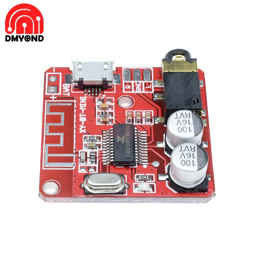 Bluetooth Receiver Board Bluetooth 5.0 MP3 Lossless Decoder Board Wireless Stereo Music Module 3.7-5V XY-BT-Mini Car Speaker
Bluetooth Receiver Board Bluetooth 5.0 MP3 Lossless Decoder Board Wireless Stereo Music Module 3.7-5V XY-BT-Mini Car Speaker