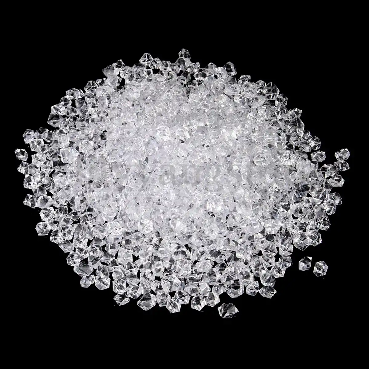 hot sale 1000pcs acrylic crystal gem stone ice rocks table