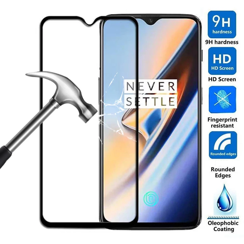 9D Защитное стекло для oneplus 6 Защита экрана 7 One Plus T 6t закаленное стекло|Защитные
