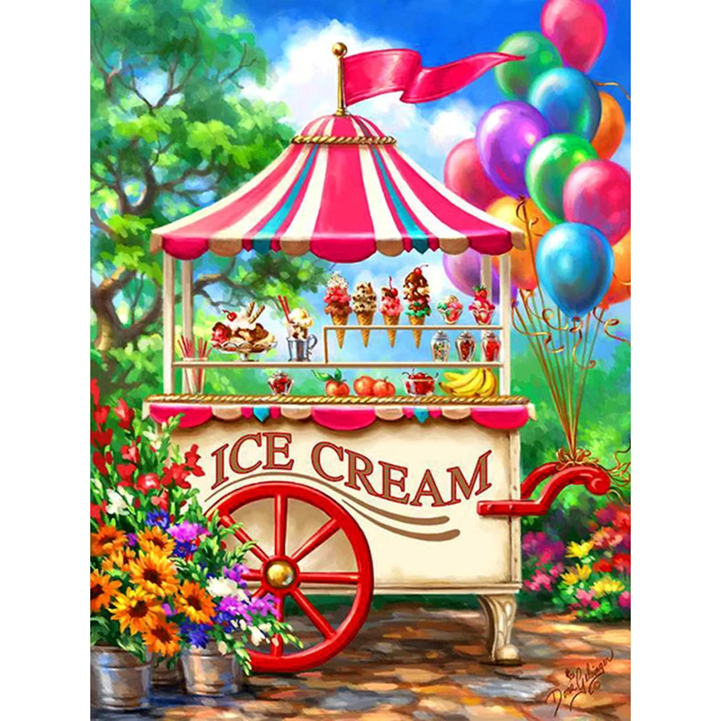 5D DIY Diamond Embroidery ice cream shop Diamond Painting Cross Stitch full Square Rhinestone Mosaic home decoration gift
5D DIY Diamond Embroidery ice cream shop Diamond Painting Cross Stitch full Square Rhinestone Mosaic home decoration gift