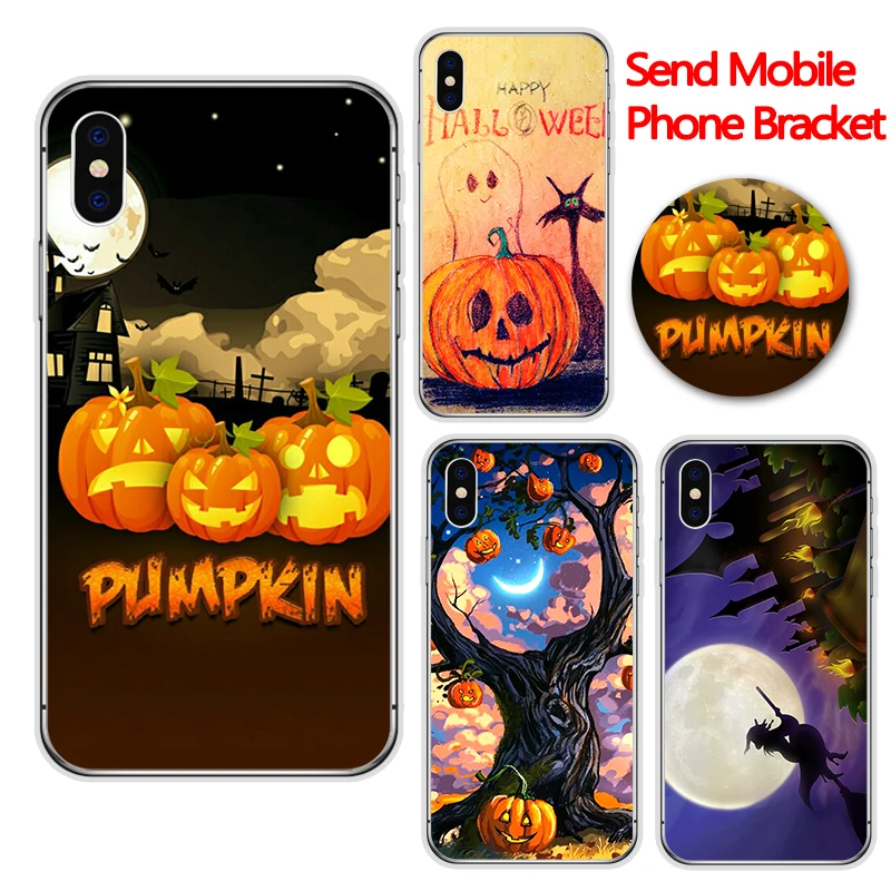 Pumpkin Halloween Bat Witch Boo Case For iPhone 6 6s 5s se 7 8 Plus X Transparent Silicone Protective Phone Cover Coque Capinha
Pumpkin Halloween Bat Witch Boo Case For iPhone 6 6s 5s se 7 8 Plus X Transparent Silicone Protective Phone Cover Coque Capinha