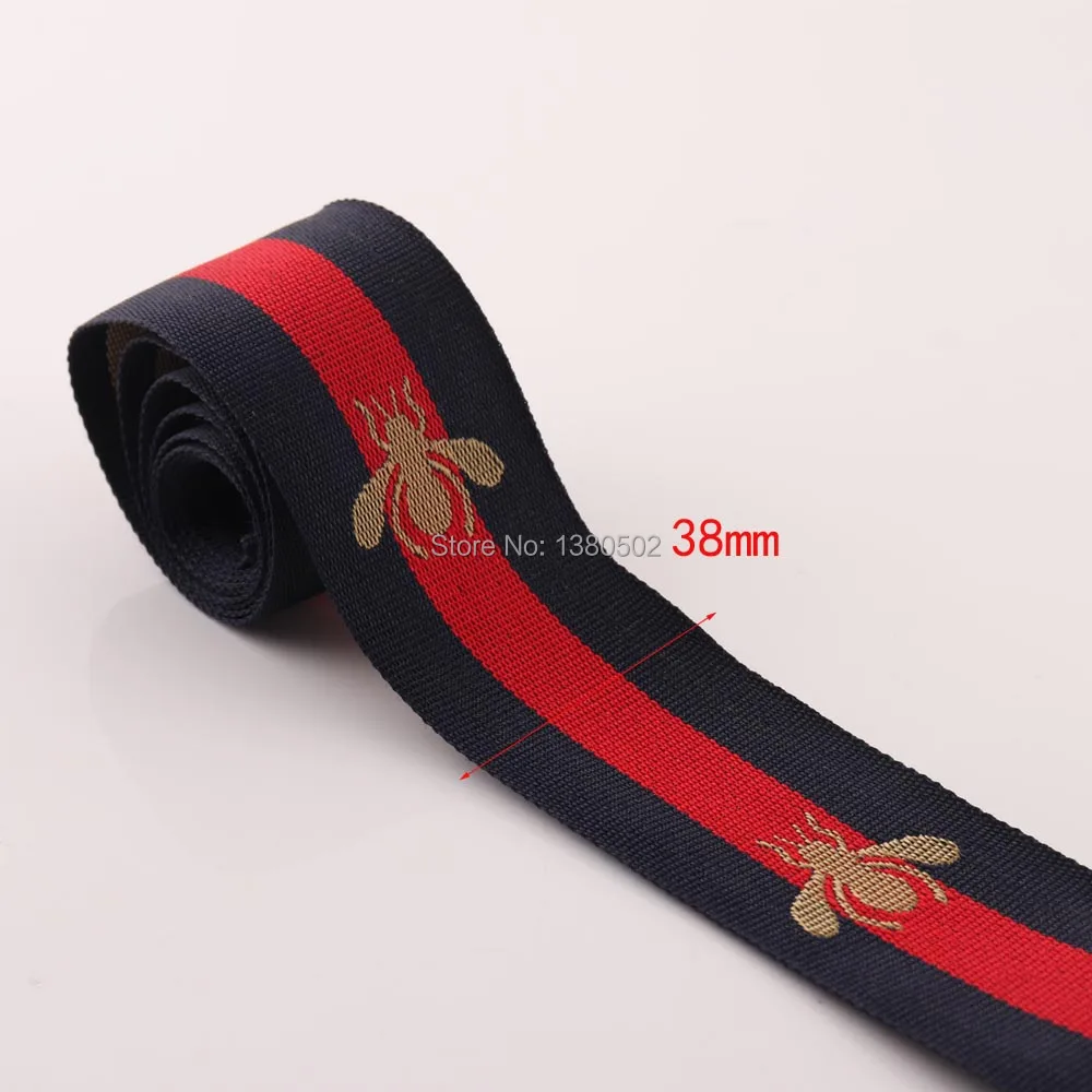5Yards 38mm Bee Webbing Beautiful Cotton/polyester Canvas Webbings for Tape Bag Straps Belt key fobs bag Accessories
5Yards 38mm Bee Webbing Beautiful Cotton/polyester Canvas Webbings for Tape Bag Straps Belt key fobs bag Accessories