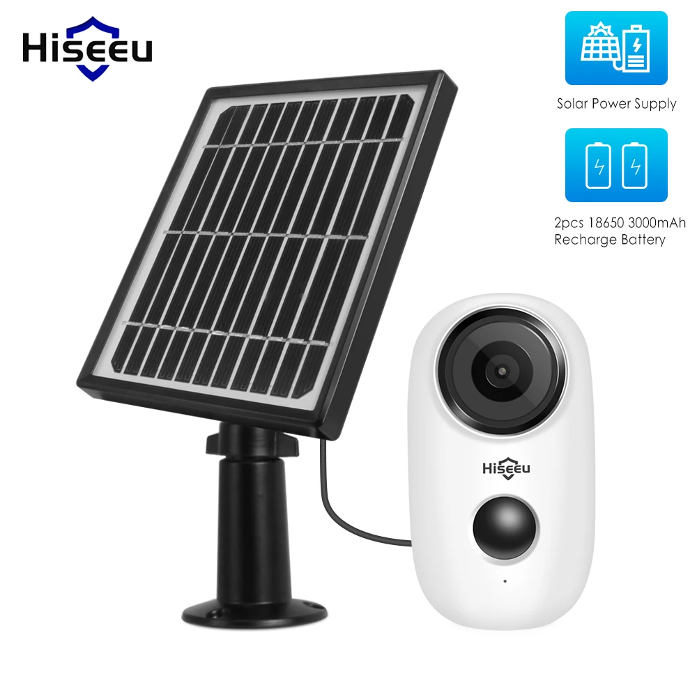 Wire-Free Rechargeable Wifi Battery IP Camera Outdoor Solar Panel Waterproof Security Camera PIR Alarm Motion Detection
Wire-Free Rechargeable Wifi Battery IP Camera Outdoor Solar Panel Waterproof Security Camera PIR Alarm Motion Detection