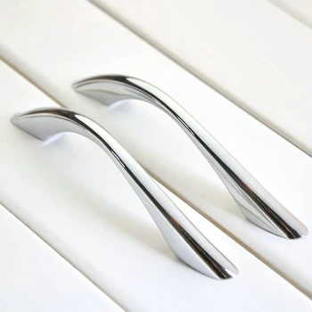 Solid Chrome S-types Zinc Alloy Kitchen Cabinet Cupboard Handle Children Closet Dresser Drawer Pulls 96mm
Solid Chrome S-types Zinc Alloy Kitchen Cabinet Cupboard Handle Children Closet Dresser Drawer Pulls 96mm