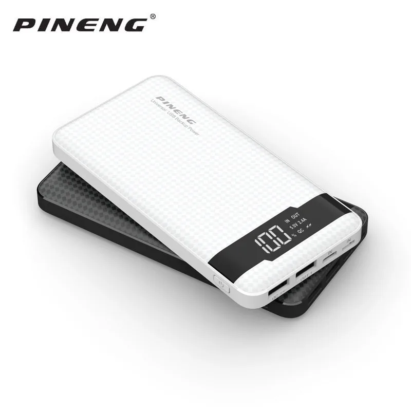 Original New PINENG PN-961 10000mAh Portable Battery Mobile Power Bank Li-Polymer with LED Indicator USB Fast Charger 5V 3A 18W
Original New PINENG PN-961 10000mAh Portable Battery Mobile Power Bank Li-Polymer with LED Indicator USB Fast Charger 5V 3A 18W