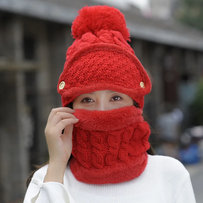 1 PC New Knitted Hat Scarf Caps Winter Neck Cover Warmer Hats for Men Women Multifunctional Hats Set with Scarf and Mask
1 PC New Knitted Hat Scarf Caps Winter Neck Cover Warmer Hats for Men Women Multifunctional Hats Set with Scarf and Mask