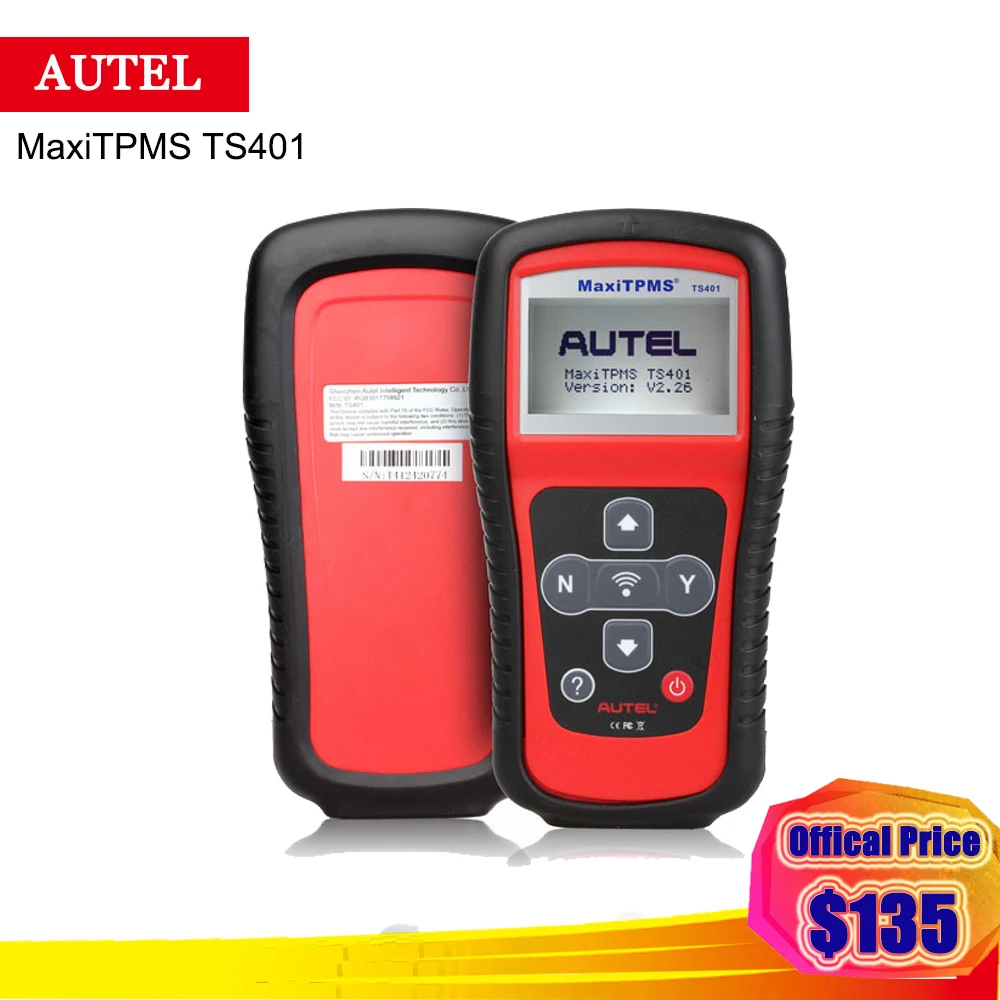 Autel MaxiTPMS TS401 Tire Pressure Sensor Monitoring System Receive both Mx 433Mhz ,315Mhz Sensor signals
Autel MaxiTPMS TS401 Tire Pressure Sensor Monitoring System Receive both Mx 433Mhz ,315Mhz Sensor signals