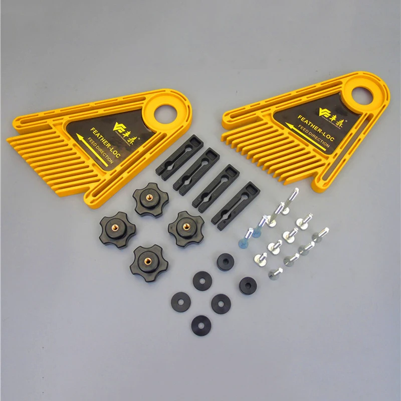 1 Pair Woodworking Feather Loc Board Set Multi-purpose Woodworking Tools Double Featherboards Miter Gauge Slot
1 Pair Woodworking Feather Loc Board Set Multi-purpose Woodworking Tools Double Featherboards Miter Gauge Slot