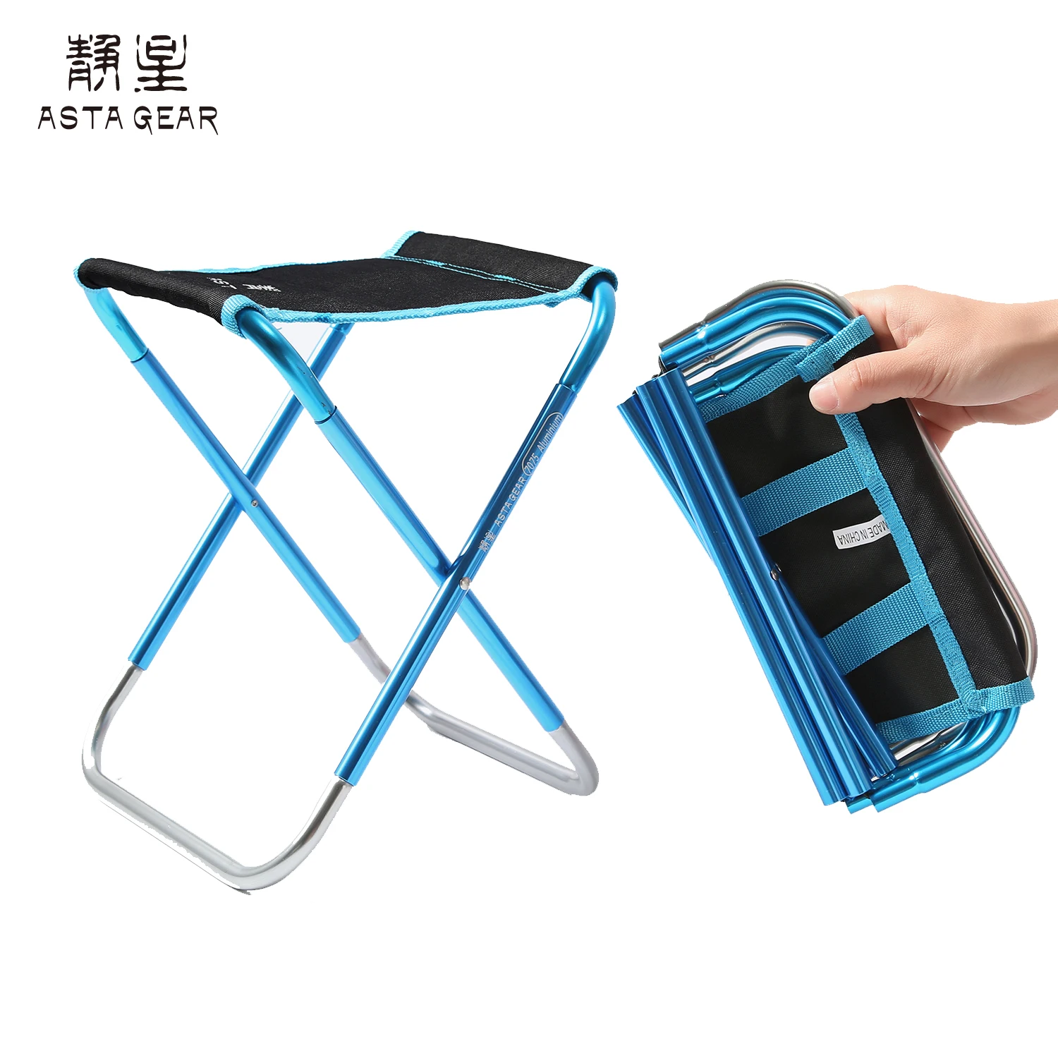 Asta Gear Portable Aluminum Alloy Folding Camping Chair Beach Chair Fishing Chair fishing stool Bearing 100 kg
Asta Gear Portable Aluminum Alloy Folding Camping Chair Beach Chair Fishing Chair fishing stool Bearing 100 kg