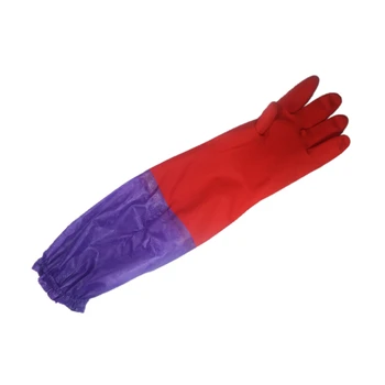Waterproof latex glove, Dish washing accessory, Long sleeves Wool rubber gloves with velvet inside for cleaning bowl and dishes
Waterproof latex glove, Dish washing accessory, Long sleeves Wool rubber gloves with velvet inside for cleaning bowl and dishes