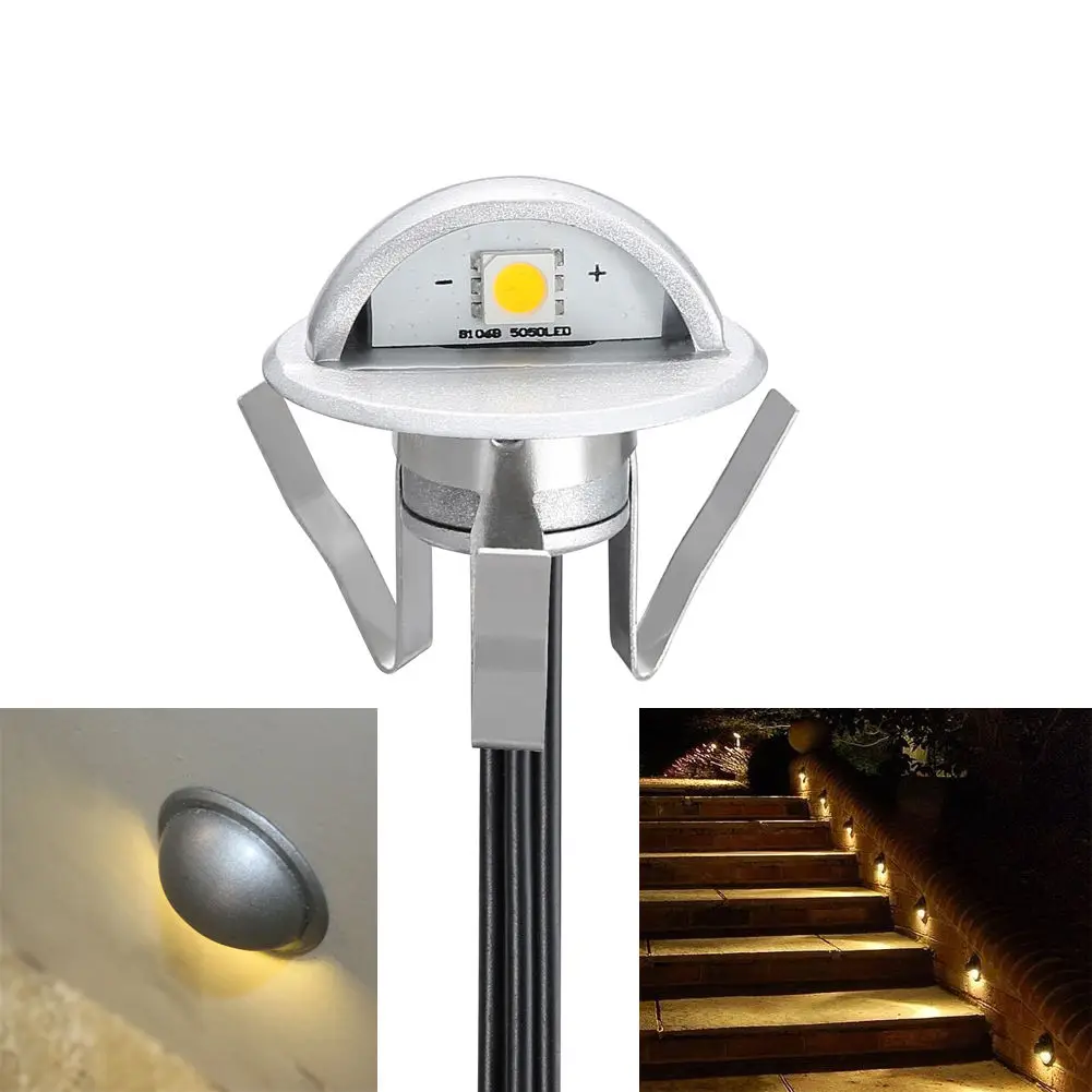 FVTLED 6/10 x 35mm 12V LED Decking Step Lights Waterproof Half Moon Outdoor Garden Stair Lamp Kit
FVTLED 6/10 x 35mm 12V LED Decking Step Lights Waterproof Half Moon Outdoor Garden Stair Lamp Kit