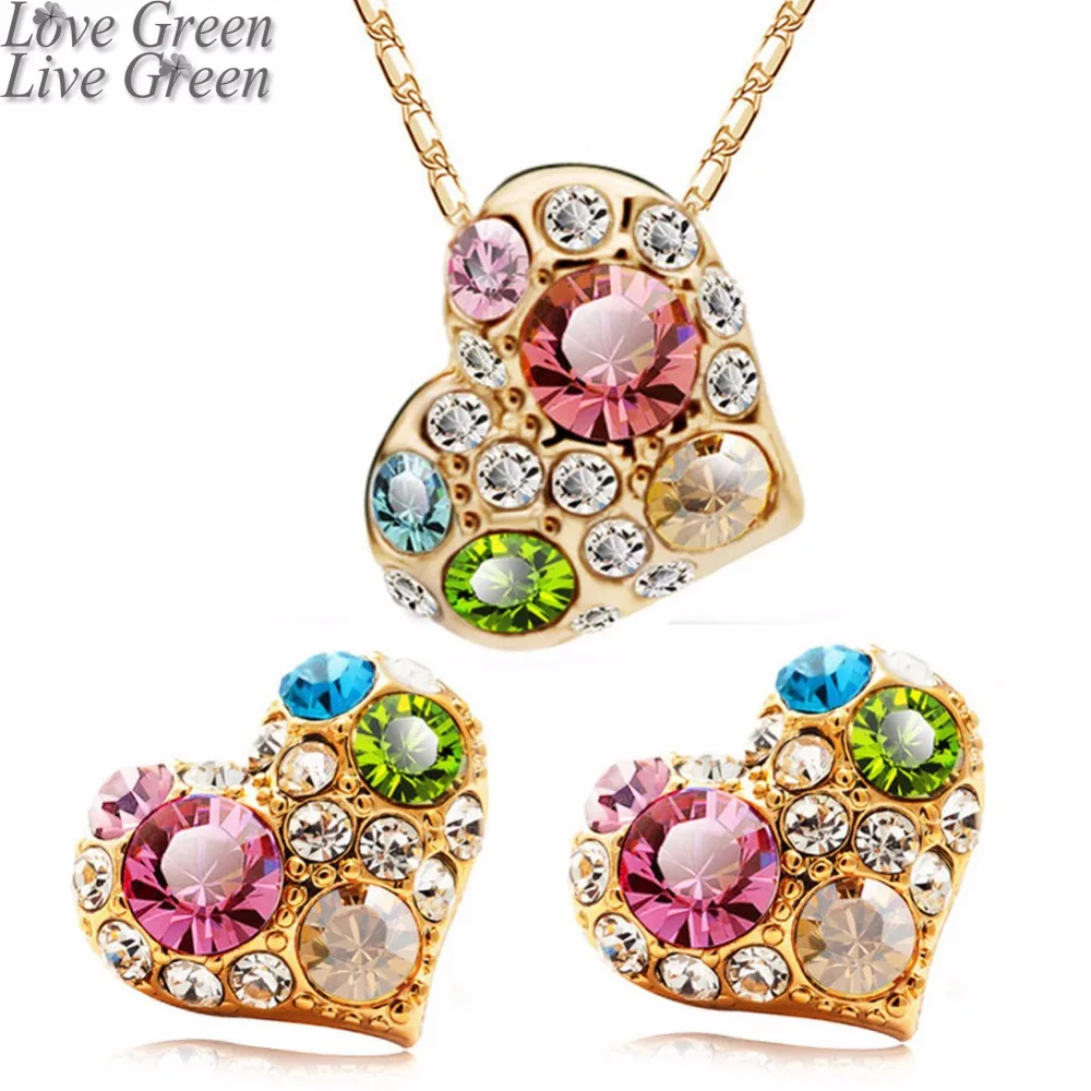 jewelry sets Brand wedding Wholesale gold color Austrian Crystal heart square design Pendant necklace earrings sets 85319
jewelry sets Brand wedding Wholesale gold color Austrian Crystal heart square design Pendant necklace earrings sets 85319