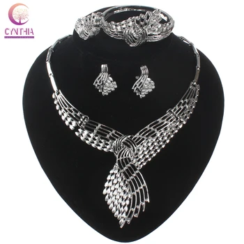 Fashion African Costume Jewelry Sets Silver Color Rhinestone Wedding Women Bridal Accessories nigerian Necklace Party Set
Fashion African Costume Jewelry Sets Silver Color Rhinestone Wedding Women Bridal Accessories nigerian Necklace Party Set