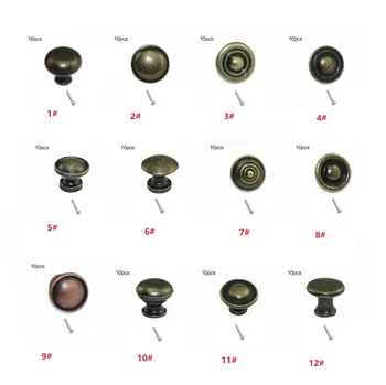 Door Knobs Set of 10 Drawer Buttons Vintage Brass Handles Furniture Cabinet Knobs for Kitchen Cupboards
Door Knobs Set of 10 Drawer Buttons Vintage Brass Handles Furniture Cabinet Knobs for Kitchen Cupboards