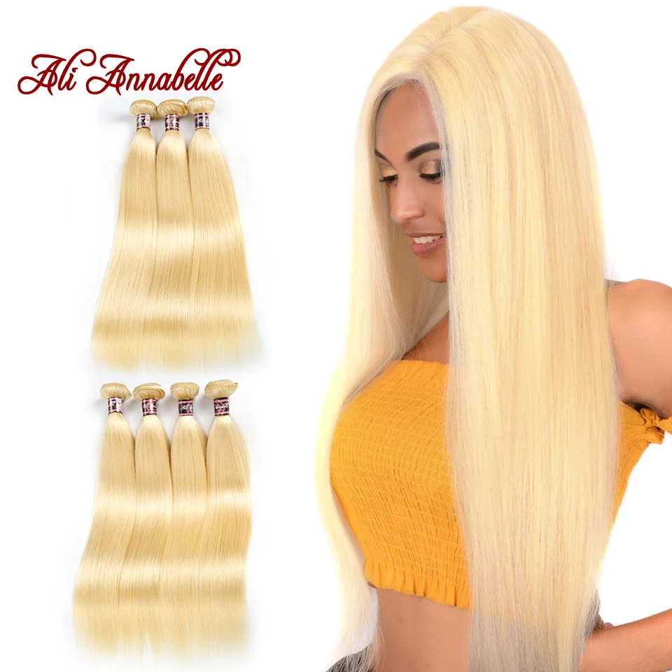 Mongolian Straight Human Hair Bundles 613 Blonde 100% Remy Hair Weave Bundles 3/4 PCS 10"-28" Inch Free Shipping ALI ANNABELLE
Mongolian Straight Human Hair Bundles 613 Blonde 100% Remy Hair Weave Bundles 3/4 PCS 10"-28" Inch Free Shipping ALI ANNABELLE