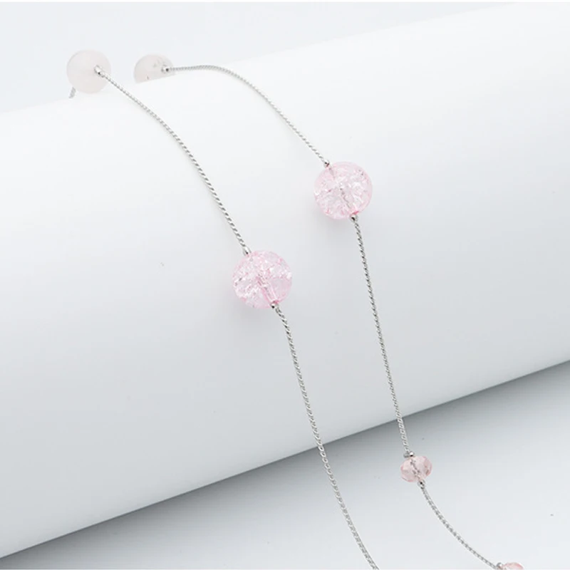 Temperament crystal glasses rope handmade metal glasses chain glasses slip resistant lost chain glasses chain
Temperament crystal glasses rope handmade metal glasses chain glasses slip resistant lost chain glasses chain