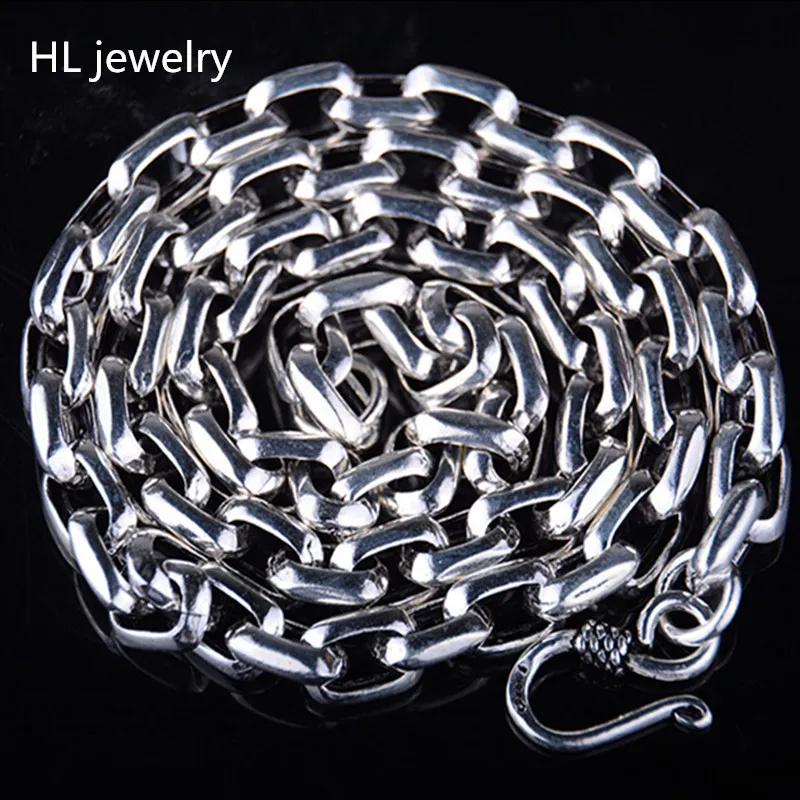 65cm Wholesale 100% Real Pure 925 Sterling Silver Necklace 8MM Thick Chain Men Gift Thai silver long necklace
65cm Wholesale 100% Real Pure 925 Sterling Silver Necklace 8MM Thick Chain Men Gift Thai silver long necklace