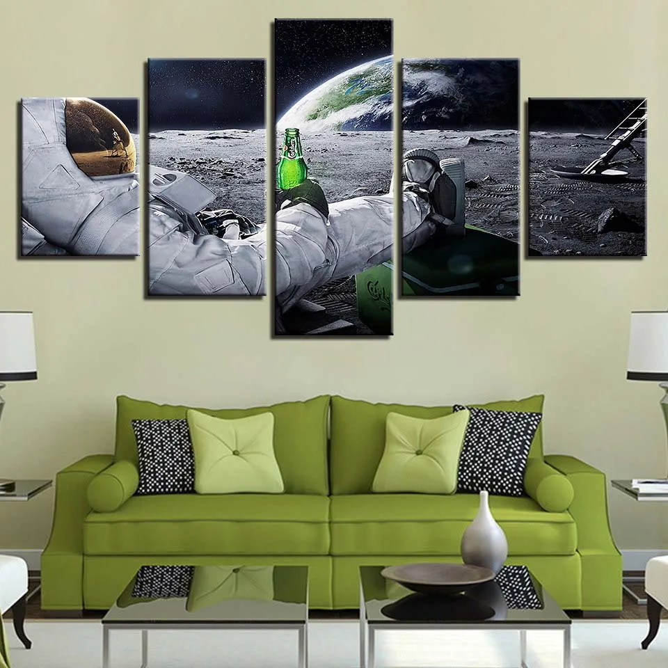 HD Print Decor Living Room Canvas Painting Framework Modern Artwork 5 Pieces Astronauts Moon Landscape Modular Pictures Wall Art
HD Print Decor Living Room Canvas Painting Framework Modern Artwork 5 Pieces Astronauts Moon Landscape Modular Pictures Wall Art