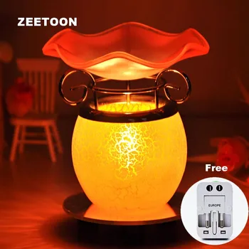 220V Crack Style Glass Essential Oil Lamp Dimming Electric Perfume Diffuser Aromatherapy Powder Incense Burner SPA Home Decor
220V Crack Style Glass Essential Oil Lamp Dimming Electric Perfume Diffuser Aromatherapy Powder Incense Burner SPA Home Decor