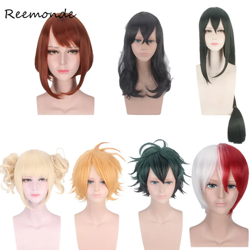Anime My Hero Academia Cosplay Synthetic Long Medium Short Tsuyu Wig For Girls Boys Ochaco Uraraka Midoriya Izuku Todoroki Shoto
Anime My Hero Academia Cosplay Synthetic Long Medium Short Tsuyu Wig For Girls Boys Ochaco Uraraka Midoriya Izuku Todoroki Shoto