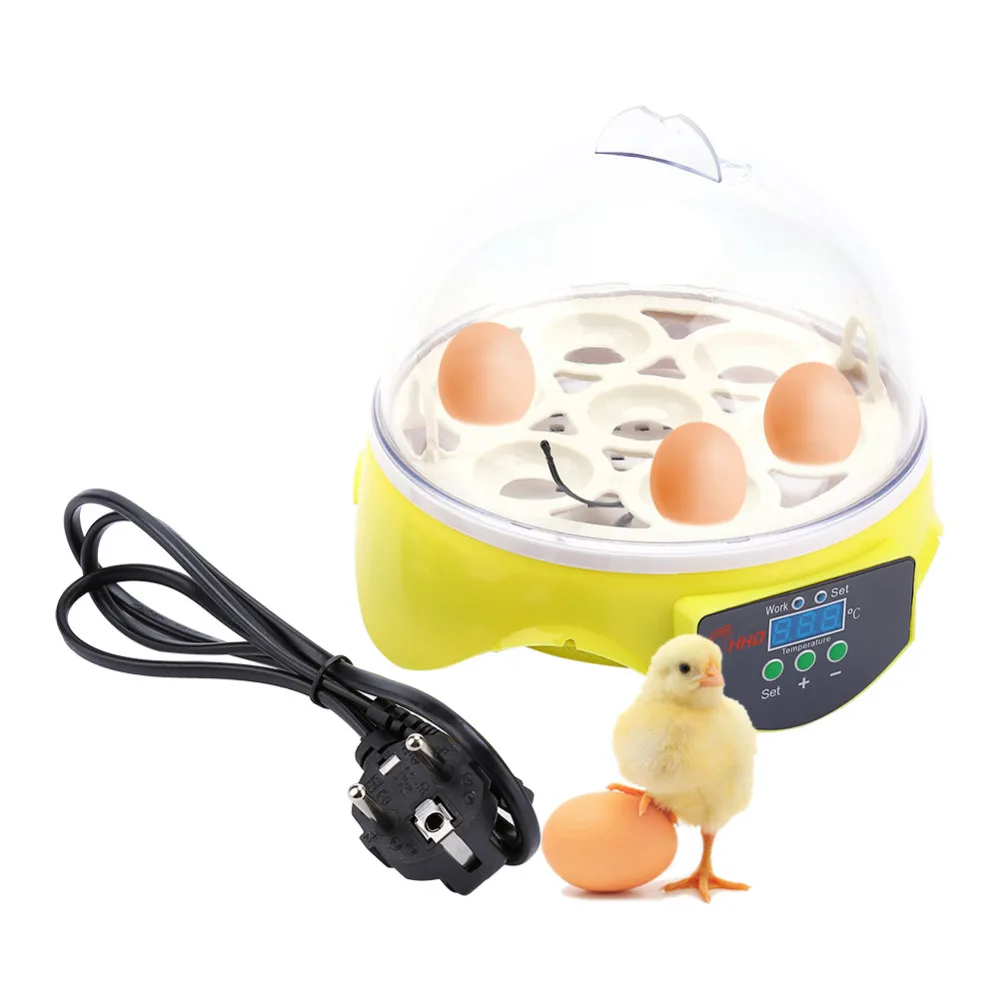 7 Eggs Incubator Automatic Poultry Chicken Hatcher Machine Brooder Digital Temperature Control for Duck Bird Pigeon Egg
7 Eggs Incubator Automatic Poultry Chicken Hatcher Machine Brooder Digital Temperature Control for Duck Bird Pigeon Egg