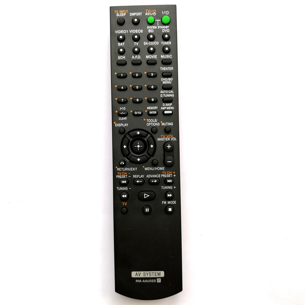 NEW Remote Control RM-AAU022 For Sony RM-AAU020 RM-AAU021 HOME THEATER AV System STR-KS2300 STR-DG520 HT-SF2300 SS2300 RM-AAU029
NEW Remote Control RM-AAU022 For Sony RM-AAU020 RM-AAU021 HOME THEATER AV System STR-KS2300 STR-DG520 HT-SF2300 SS2300 RM-AAU029